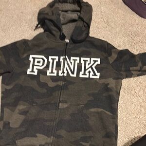 PINK Victoria's Secret Kids Camo Hoodie